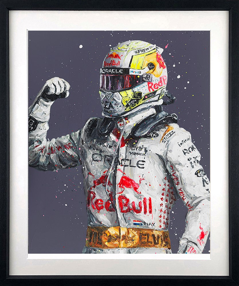 Viva Las Vegas Framed Print on Paper by Artist Paul Oz