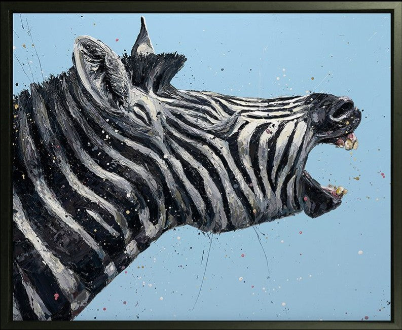 Abbey Framed Signed Limited Edition Print on Canvas by Artist Paul Oz