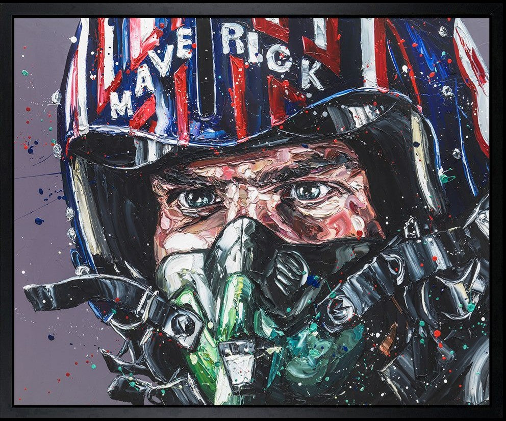 Bullshit You Can Be Mine Framed Signed Limited Edition Print on Canvas by Artist Paul Oz