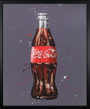 Catch The Wave Framed Signed Limited Edition Print on Canvas by Artist Paul Oz