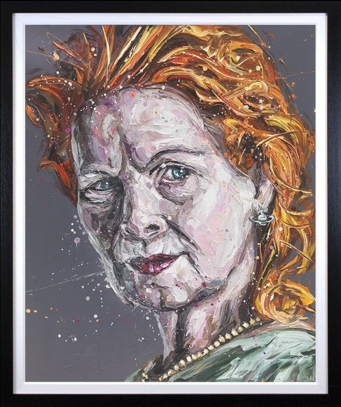 Choose Well Framed Original Mixed Media Oil Painting on Board by Artist Paul Oz