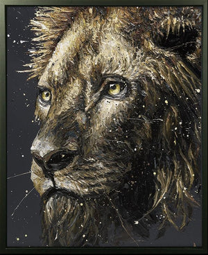 Clint Framed Signed Limited Edition Print on Canvas by Artist Paul Oz