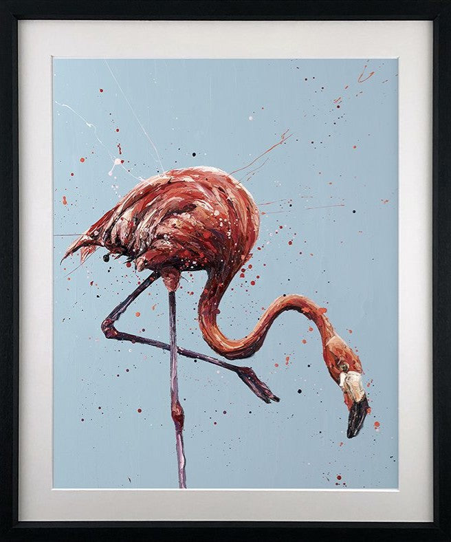 Floyd Framed Signed Limited Edition Print on Paper by Artist Paul Oz