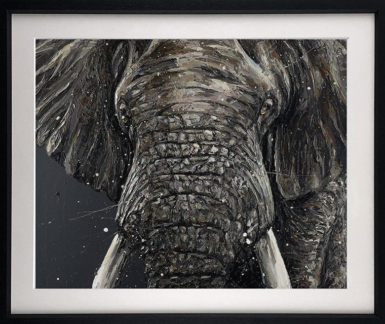 Gino Framed Signed Limited Edition Print on Paper by Artist Paul Oz