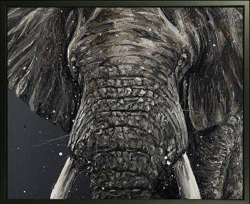 Gino Framed Signed Limited Edition Print on Canvas by Artist Paul Oz