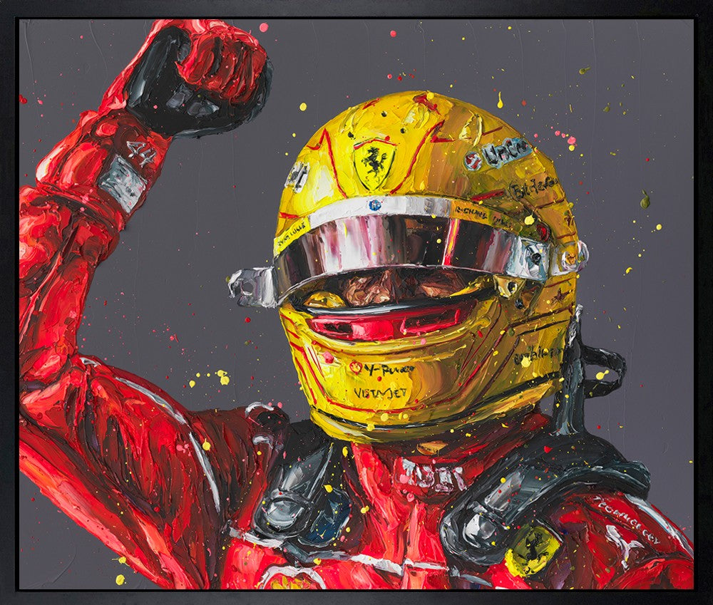 Il Primo Framed Limited Edition Print on Canvas by Artist Paul Oz