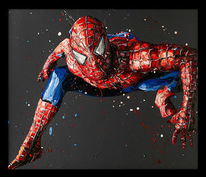 In The Neighbourhood Framed Signed Limited Edition Print on Canvas by Artist Paul Oz