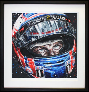 Jensen 2016 Framed Signed Limited Edition Print on Paper by Artist Paul Oz