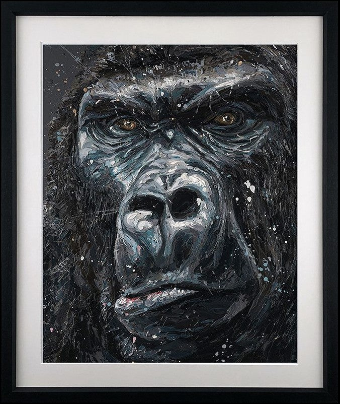 Jock Framed Signed Limited Edition Print on Paper by Artist Paul Oz
