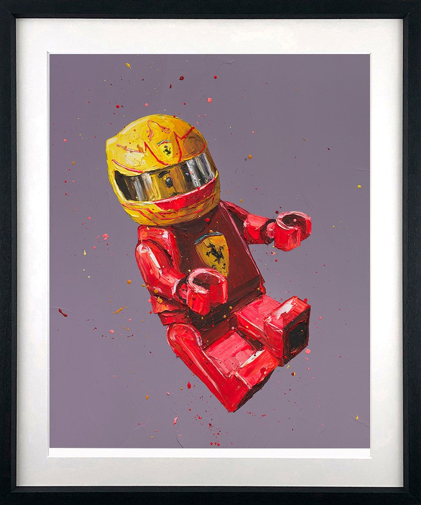 Lego Lewis Signed Limited Edition Print on Paper by Artist Paul Oz